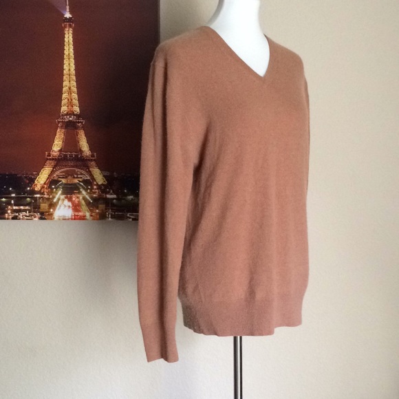 Everlane Sweaters - Everlane 100% Cashmere V neck pullover Sz L